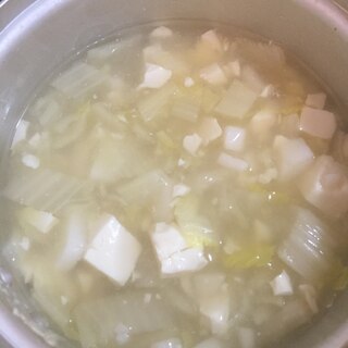 長芋と白菜のとろとろスープ